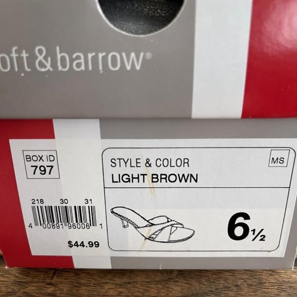 croft & barriw sandals, size 61/2, brown - Picture 2 of 5